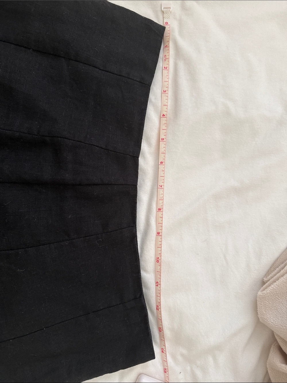 Jenni Kayne black linen Kinney skirt - Picture 6 of 6